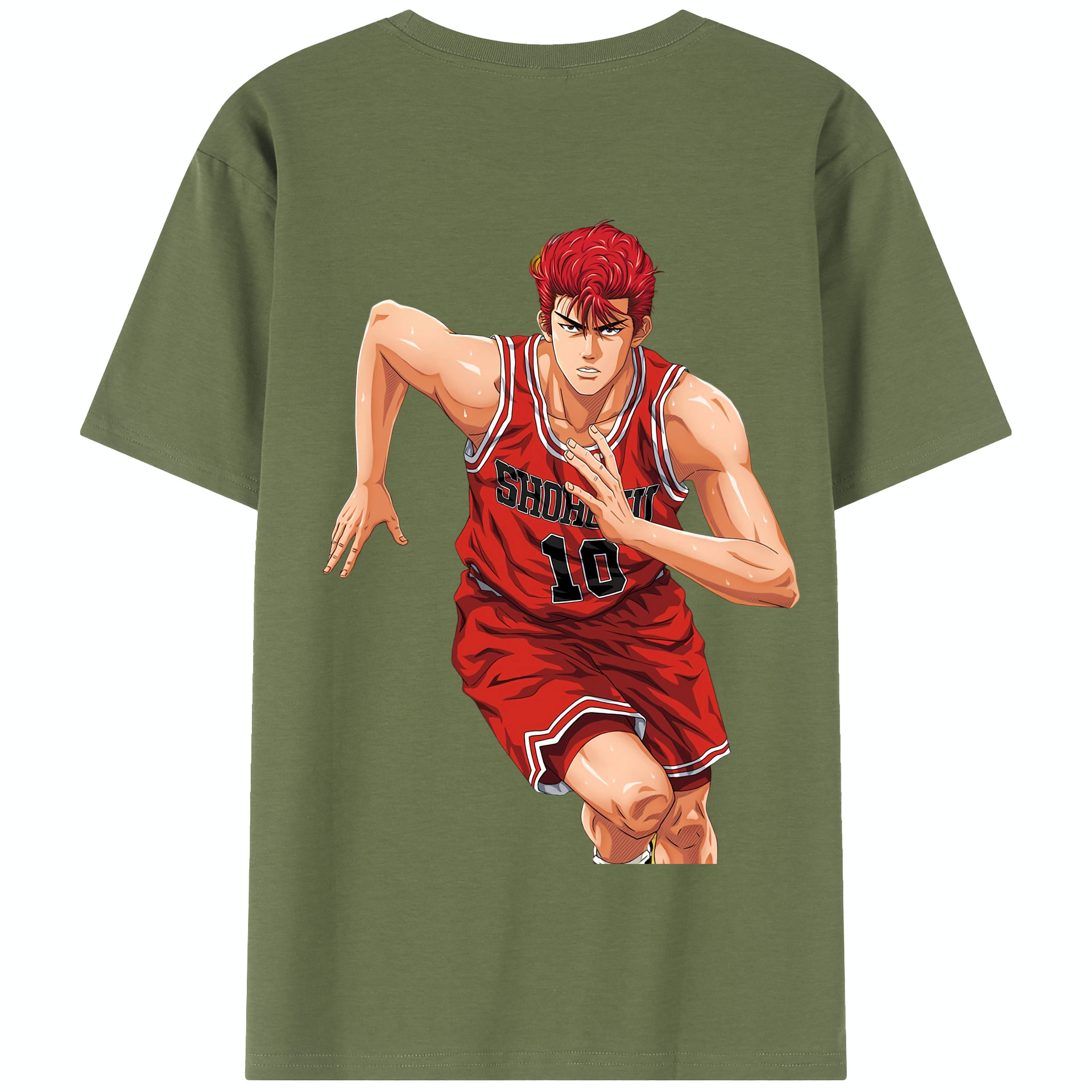 SLAM DUNK／スラムダンク 綿100％半袖Tシャツ（背面プリント）